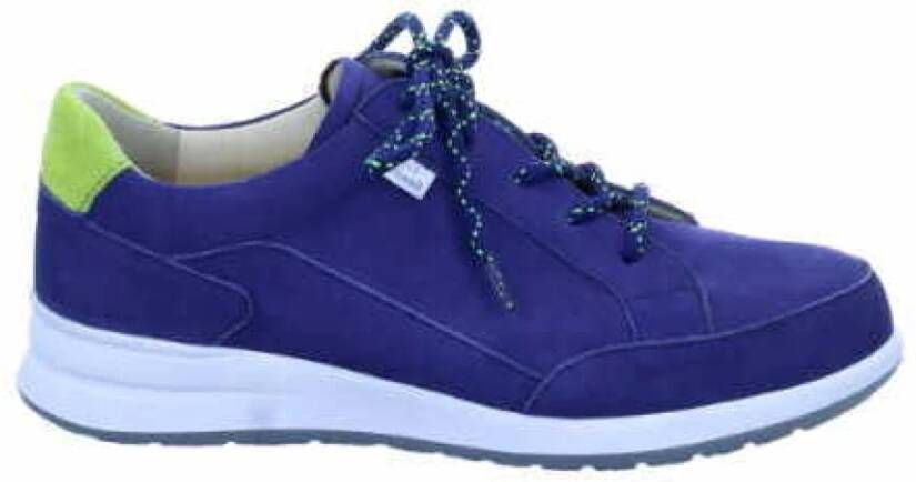 Finn Comfort Blauwe Veterschoenen