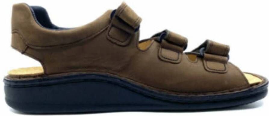 Finn Comfort Bruine Comfort Sandalen voor Heren