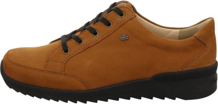 Finn Comfort Bruine Veterschoenen