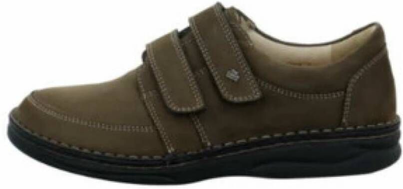 Finn Comfort Casual heren veterschoenen in Ebony
