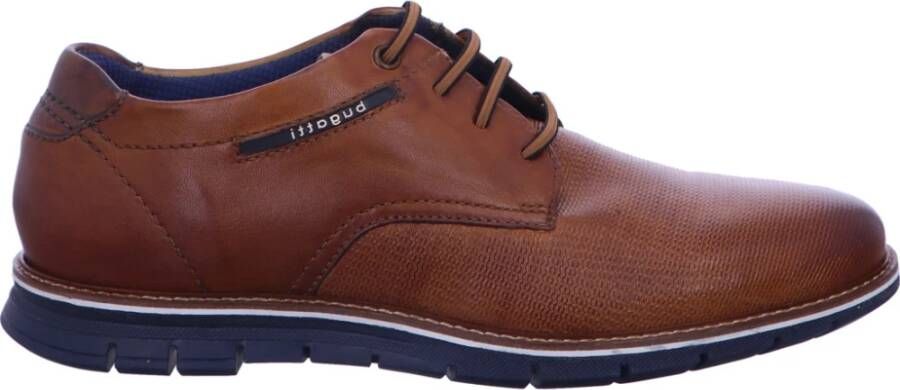 Finn Comfort Casual heren veterschoenen in lichtbruin