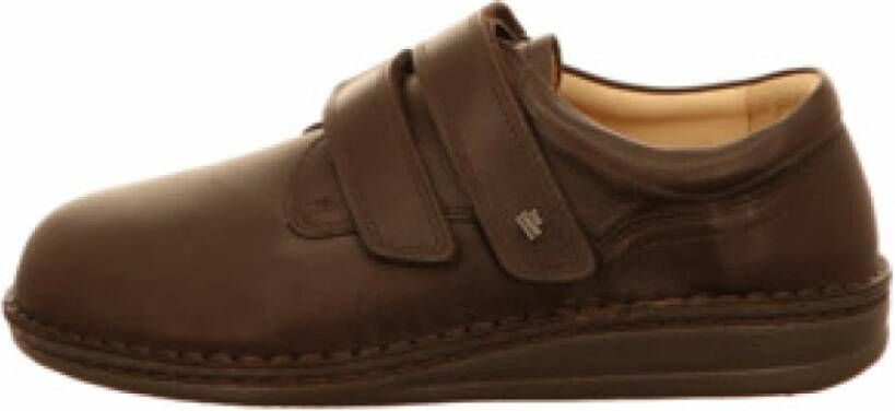 Finn Comfort Casual Veterschoen in Donkerbruin
