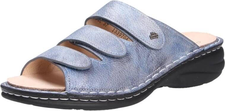 Finn Comfort Comfortabele leren sandaal met sleehak