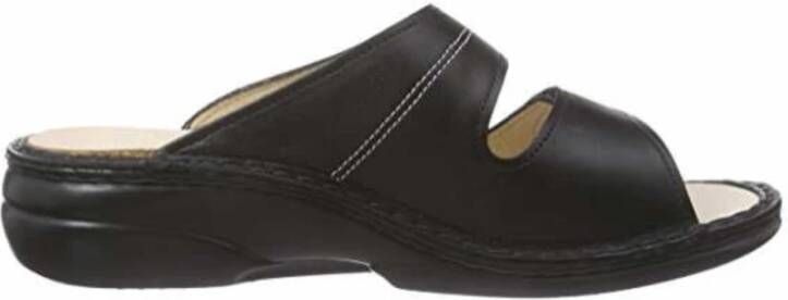 Finn Comfort Comfortabele leren slippers voor dames