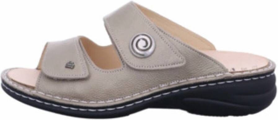 Finn Comfort Comfortabele Slippers in Effen Kleur