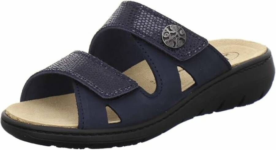 Finn Comfort Bruine Slippers Comfortabele Stijl
