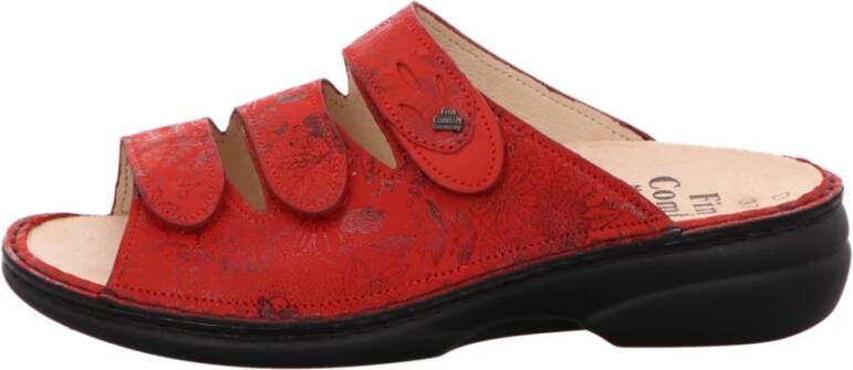 Finn Comfort Damesslippers van geperst leer
