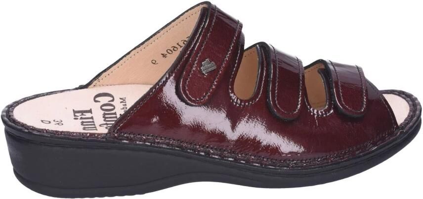 Finn Comfort Comfortabele Leren Slippers voor Vrouwen