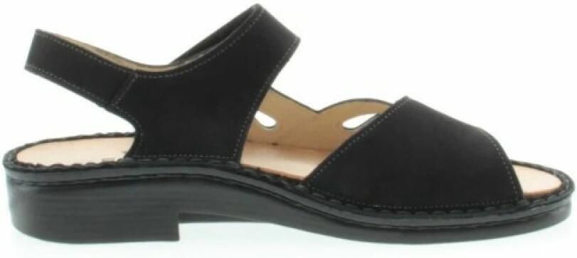 Finn Comfort Sandaal 'Sandalette Damen 02807 007099 Echtleder in schwarz' zwart