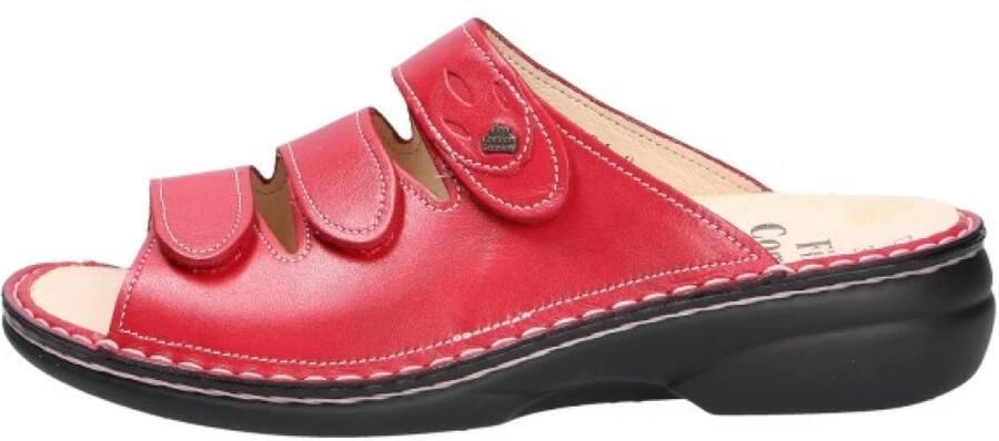 Finn Comfort Muiltjes 'Pantolette Damen 02554 604420 Echtleder in rot' rood - Foto 6
