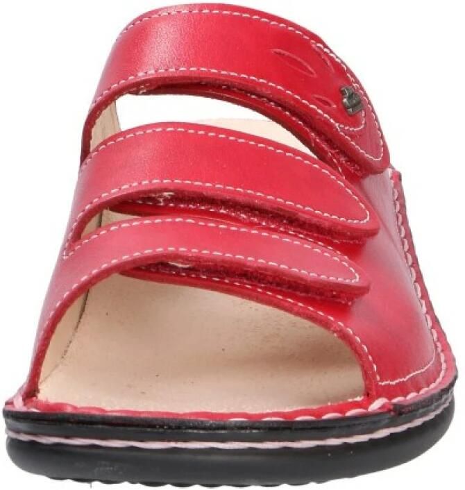 Finn Comfort Muiltjes 'Pantolette Damen 02554 604420 Echtleder in rot' rood - Foto 7