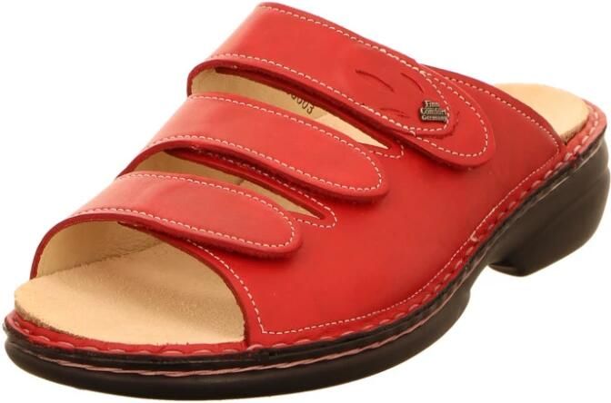 Finn Comfort Muiltjes 'Pantolette Damen 02554 604420 Echtleder in rot' rood - Foto 9