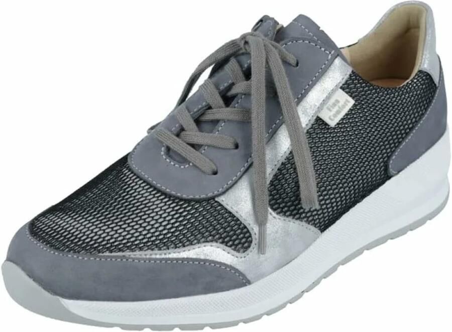 Finn Comfort Stretch FINN COMFORT sneaker Mori leder nylon stretch Grey Silber 1 3 ) - Foto 3