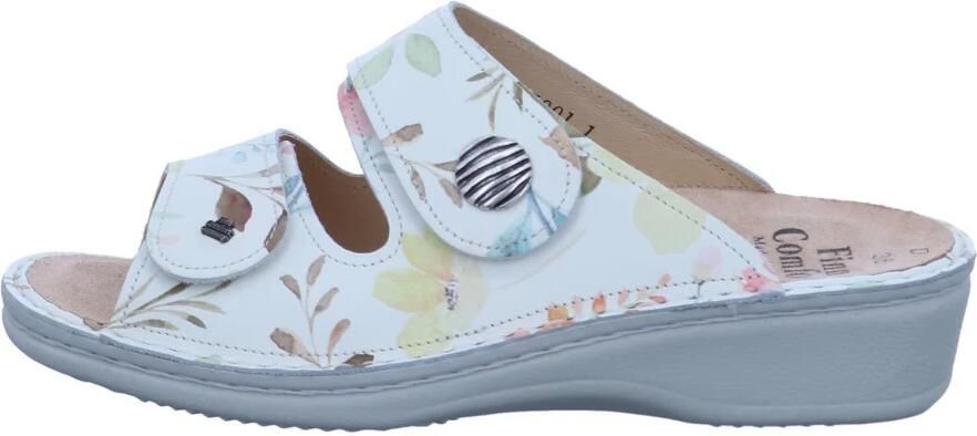 Finn Comfort Sandaal met sleehak en twee banden met klittenband - Foto 2