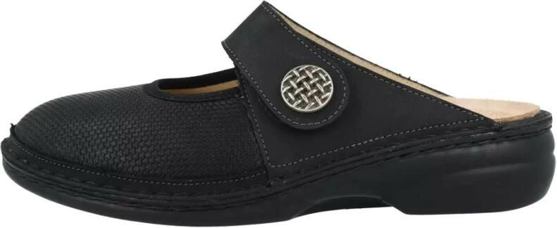 Finn Comfort Zwarte leren sandalen voor vrouwen - Foto 3