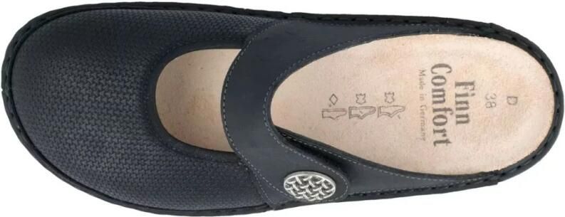 Finn Comfort Zwarte leren sandalen voor vrouwen - Foto 4