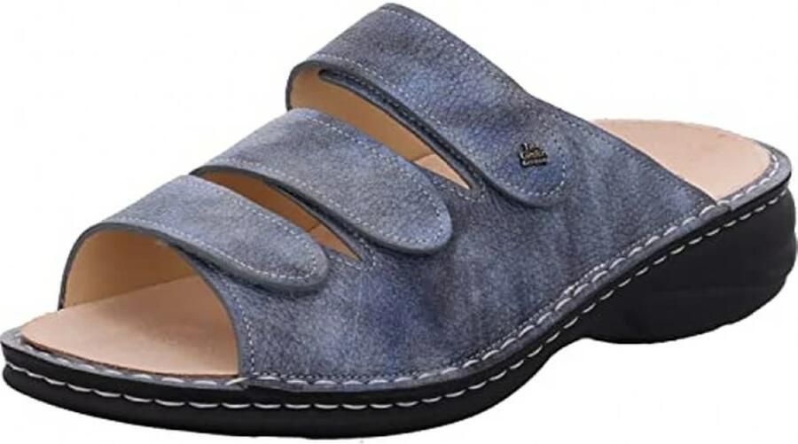 Finn Comfort Muiltjes 'Pantolette Damen 01538 007414 Echtleder in blau' blauw - Foto 12