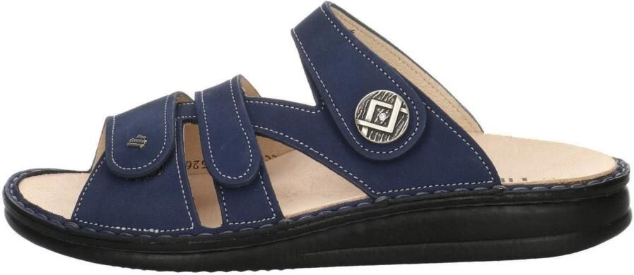 Finn Comfort Muiltjes 'Pantolette Damen 01538 007414 Echtleder in blau' blauw - Foto 15