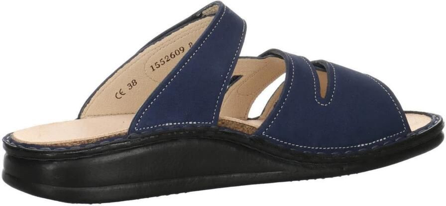 Finn Comfort Muiltjes 'Pantolette Damen 01538 007414 Echtleder in blau' blauw - Foto 14