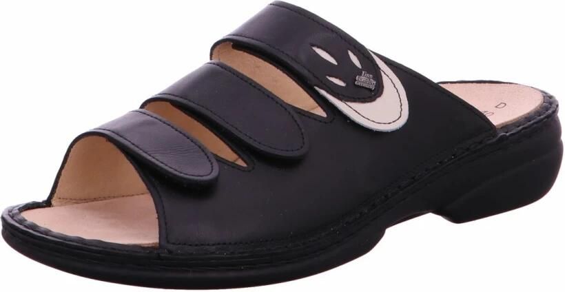 Finn Comfort Muiltjes 'Pantolette Damen 82568 274099 Echtleder in schwarz' zwart - Foto 7