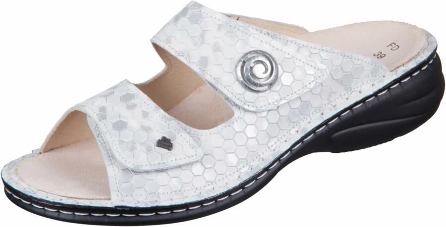 Finn Comfort Muiltjes grijs wit