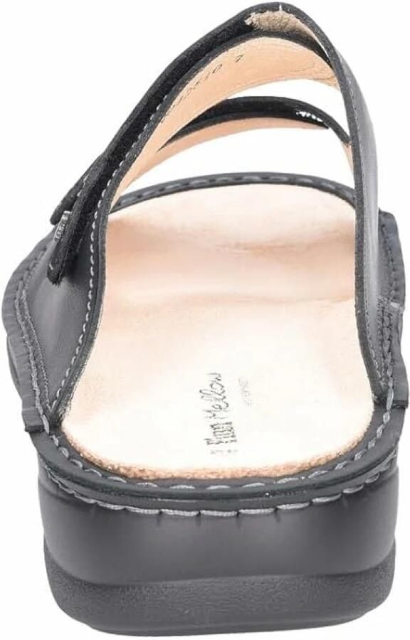 Finn Comfort Muiltjes 'Pantolette Herren PSARA 955009 Echtleder in schwarz' zwart - Foto 4
