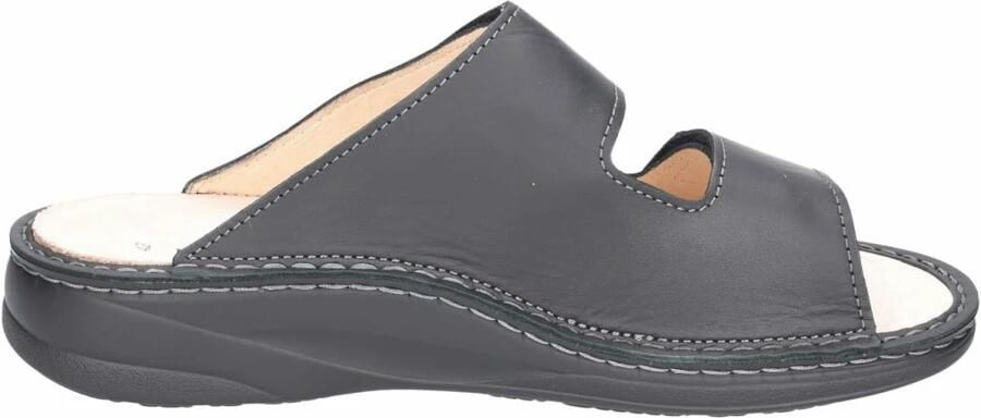 Finn Comfort Muiltjes 'Pantolette Herren PSARA 955009 Echtleder in schwarz' zwart - Foto 5