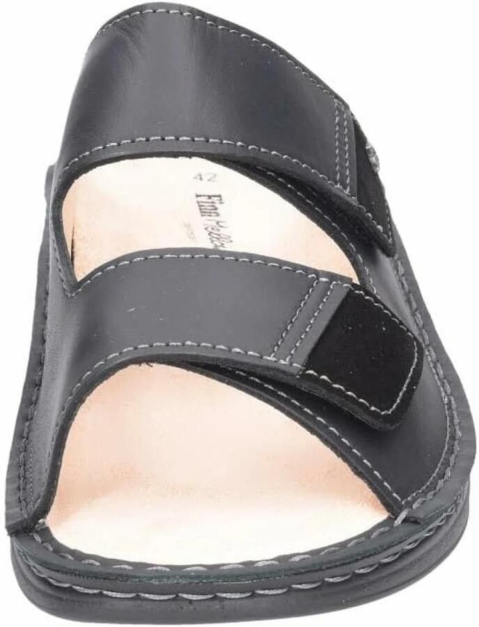 Finn Comfort Muiltjes 'Pantolette Herren PSARA 955009 Echtleder in schwarz' zwart - Foto 3