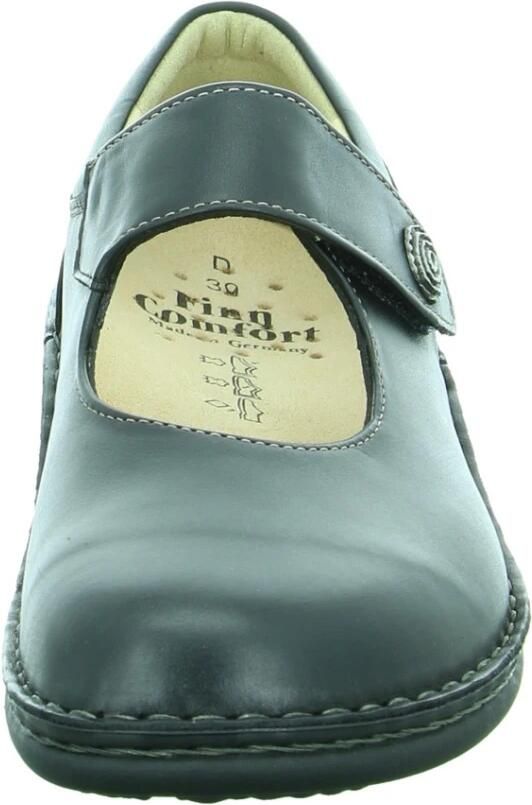 Finn Comfort Nubuck Schoen met Klittenbandsluiting - Foto 6