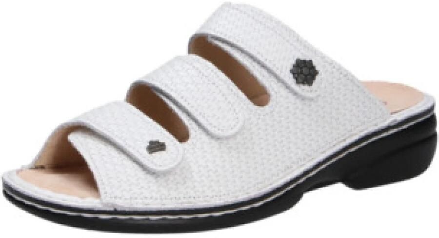 Finn Comfort Witte Comfort Sandalen voor Dames