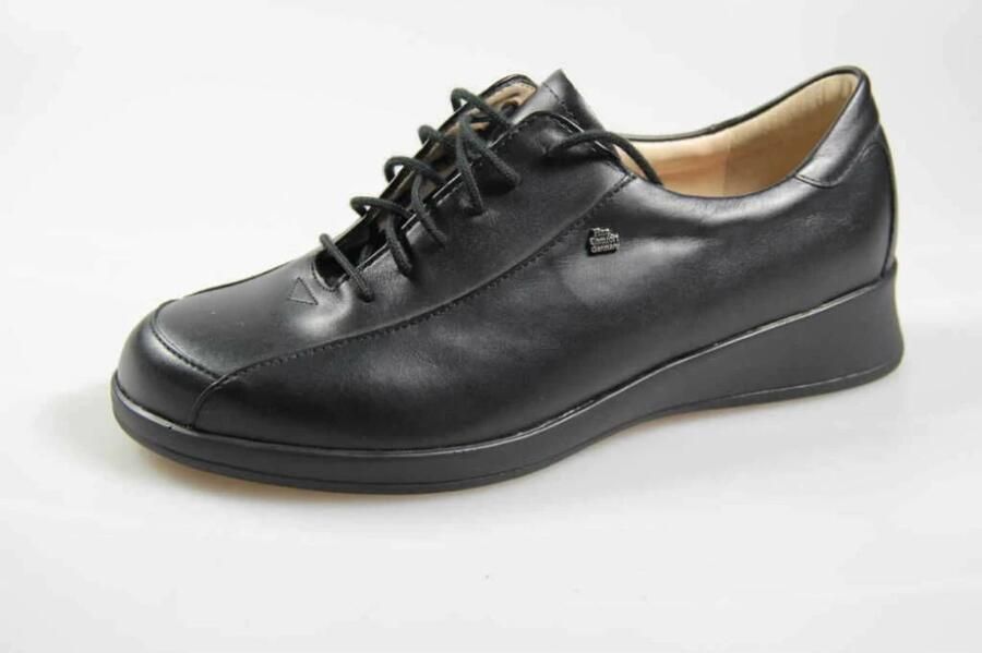 Finn Comfort Sportieve veterschoen 'Sneaker Low Damen 02286 902344 Echtleder in schwarz' navy