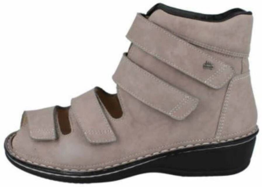 Finn Comfort Grijze Dames Comfort Sandalen Stijlvol