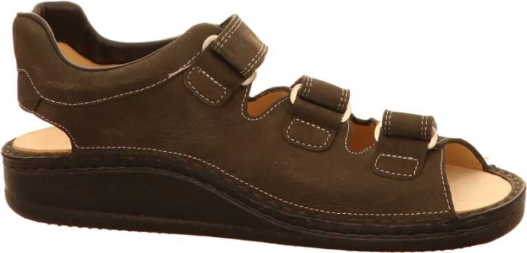 Finn Comfort Heren Comfort Sandalen in Donkergrijs