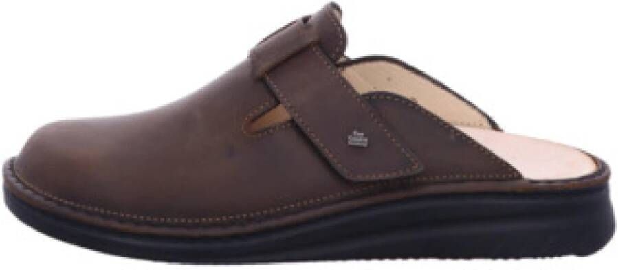 Finn Comfort Heren slippers in effen kleur