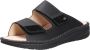 Finn comfort PSARA 01700-902620 Zwarte heren slipper wijdte H - Thumbnail 2