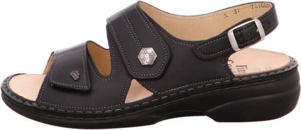 Finn Comfort Leren Sandalen met Verstelbare Sluiting