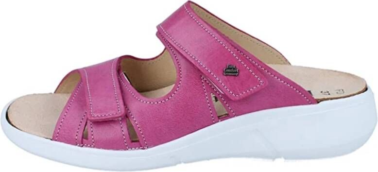 Finn Comfort Rode comfort sandalen voor vrouwen