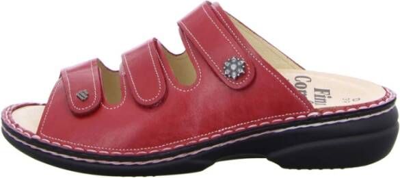 Finn Comfort Rode dames slippers