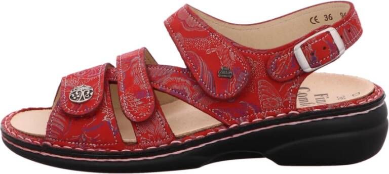 Finn Comfort Rode Sandalen