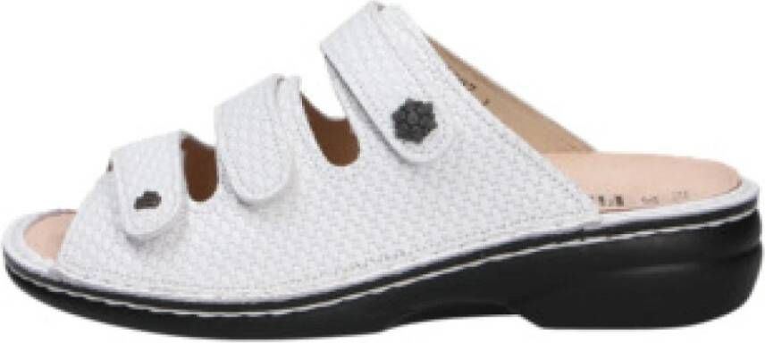 Finn Comfort Witte Comfort Sandalen voor Dames