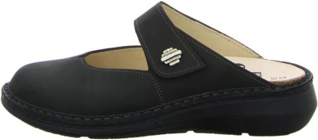 Finn Comfort Zwarte Roseau Slippers
