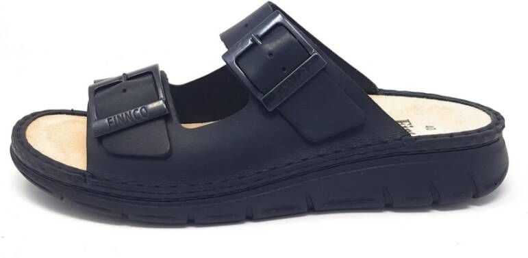 Finn Comfort Zwarte Slippers