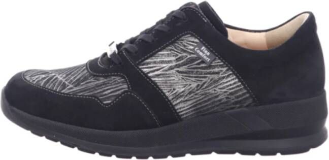Finn Comfort Zwarte Veterschoenen