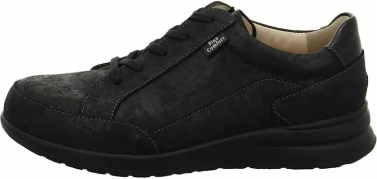 Finn Comfort Zwarte Veterschoenen