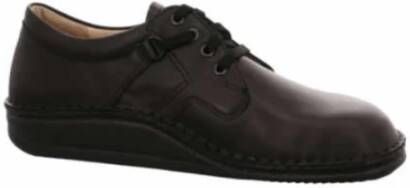Finn Comfort Zwarte Veterschoenen Vaasa Stijl