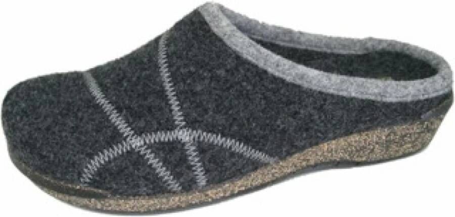 Fischer 205601 205 Antraciet kleurige dames sloffen - Foto 2