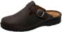 Fischer -Heren bruin donker pantoffels & slippers - Thumbnail 1