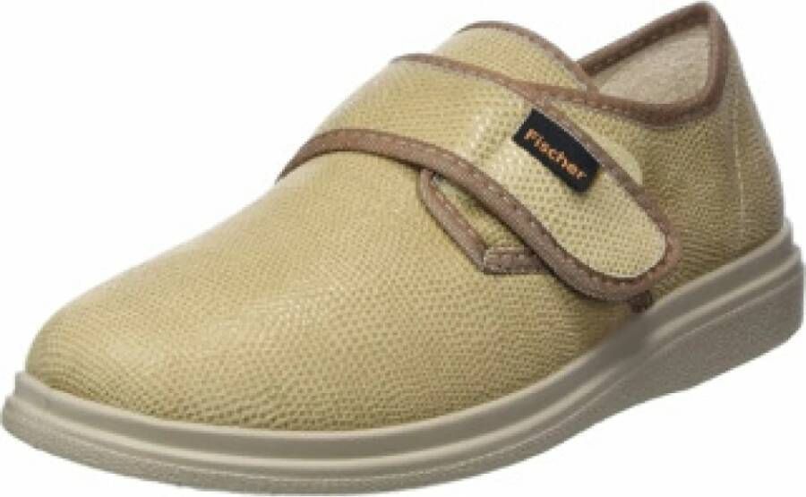 Fischer Markenschuh Comfortabele Slipper in offwhite - Foto 2