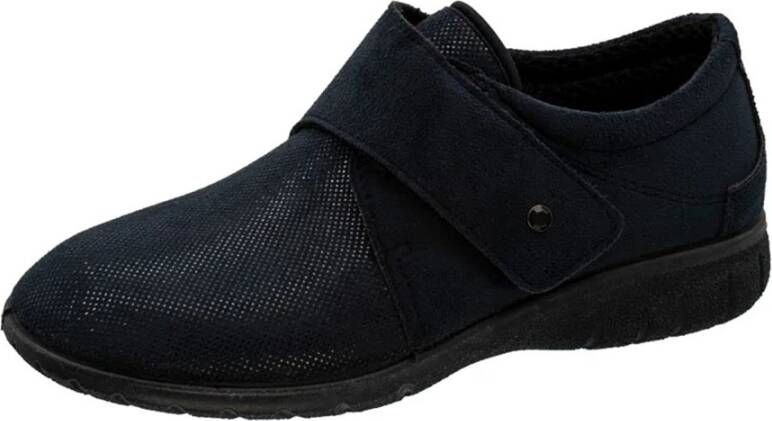 Fischer Markenschuh Comfortabele Slipper voor Vrouwen in Zwart
