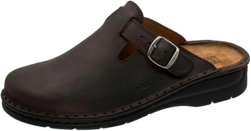 Fischer -Heren bruin donker pantoffels & slippers - Foto 2